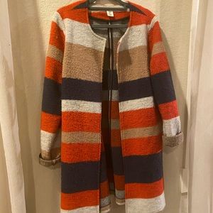 Favorite piece! Striped Wool (50%) Trenchcoat